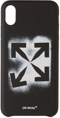 Black Stencil iPhone XS Max Case