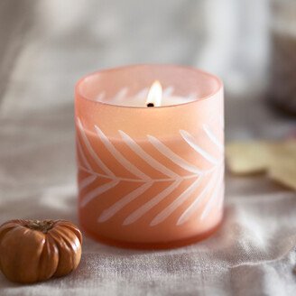 Illume Autumn Leaf Mercury Glass Candle