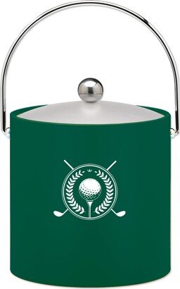 Pastimes Golf Ice Bucket, 3 Quart - Green, White