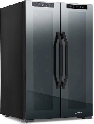 Shadow Series Wine Cooler Refrigerator 12 Bottle & 39 Can Dual Temperature Zones