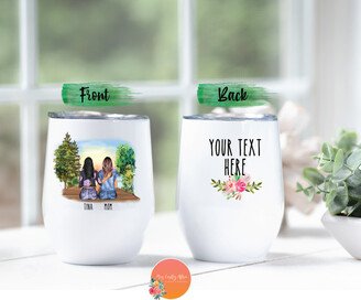 Mom Daughter Tumbler | Personalized Gifts Custom Wine For Mothers Day Christmas For