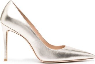 Stuart 10mm leather pumps