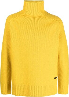 High-Neck Wool Jumper-AB