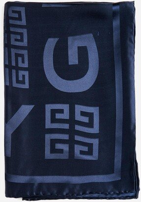 4g Logo Silk Scarf