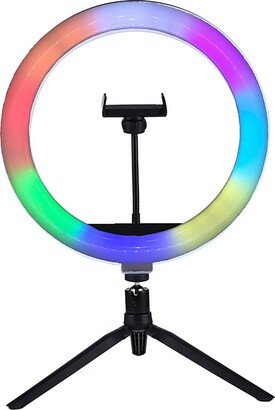 Gabba Goods Ultra-Bright Led Ring Light with Phone Holder Extendable TriPod, 10