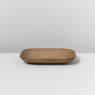 Wood Soap Dish Brown - Casaluna™