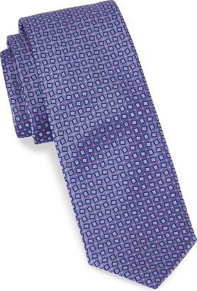 Geometric Silk Tie-AB