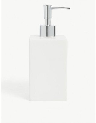 White Newcombe Ceramic Soap Dispenser 19cm