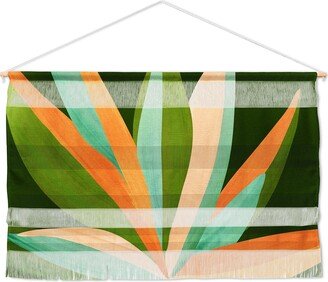 Colorful Agave Painted Cactus Wall Hanging by Modern Tropical