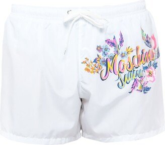 Swim Trunks White