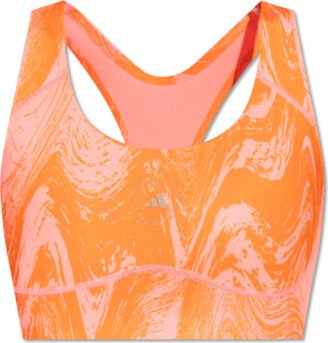 Sports Bra With Logo - Orange