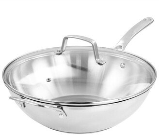 Stainless Steel Essential 12In Pan With Lid