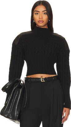 Khloe Cable Turtleneck Sweater