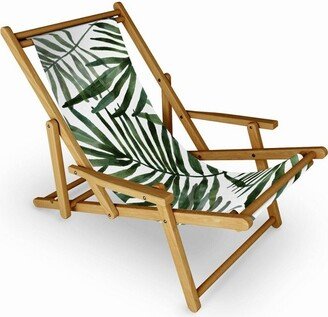 Marta Barragan Camarasa Watercolor Simple Leaves Sling Chair