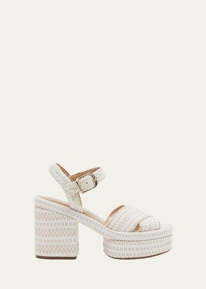 Odina Woven Platform Sandals