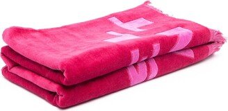 Logo-Print Bath Towel-AH