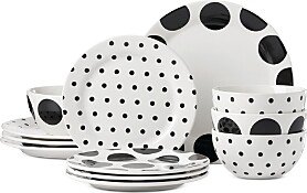 On The Dot 12 Piece Dinnerware Set