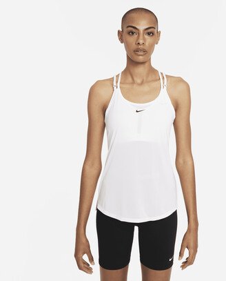 Women's Dri-FIT One Elastika Standard Fit Tank Top in White