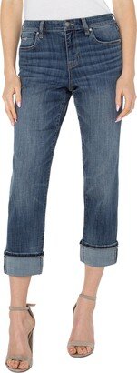 Marley Cuff Girlfriend Jeans