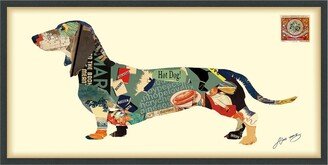 'Dachshund' Dimensional Collage Wall Art - 25'' x 48''