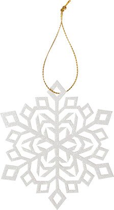 Gift Tags Glitzy Snowflake White Set of 6