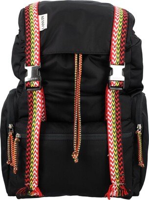 Curb Logo Patch Foldover Top Backpack