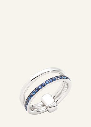 Iconica 18k White Gold Sapphire Ring