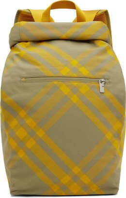 Yellow Roll Backpack