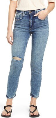 Everette Ripped High Waist Mom Jeans