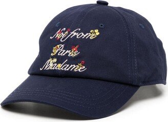 Slogan-Print Baseball Cap