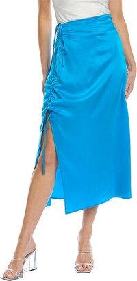 Lia Silk Midi Skirt