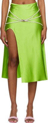 Green Laetitia Midi Skirt