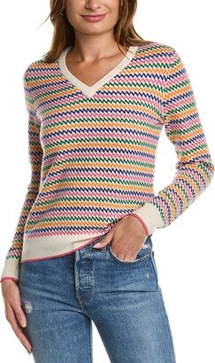 Zig-Zag Cashmere Sweater