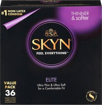 SKYN Elite Non-Latex Lubricated Condoms - 36ct