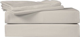 400 TC Super Fine 100pct Egyptian Cotton Sateen Solid Sheet Set