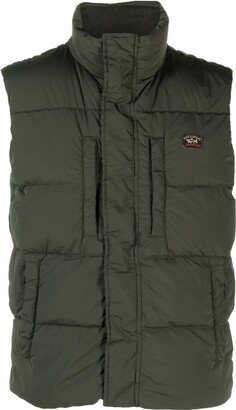 Logo-Patch Padded Gilet-AS