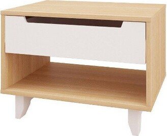 Open Shelf 1 Drawer Nightstand - Nexera