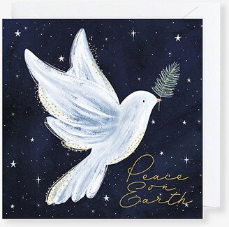 Selfridges Edit Dove Peace On Earth Christmas Card 13.7cm x 13.7cm