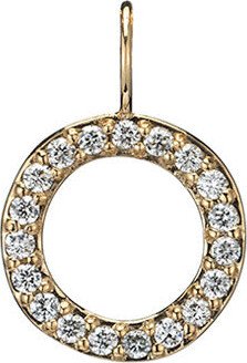 Ali Grace Open Circle Diamond Charm