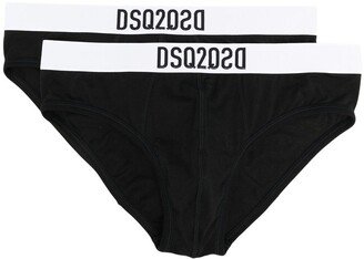 Logo-Waistband Boxer Briefs-AH