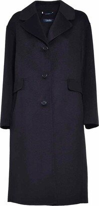 'S Max Mara Single-Breasted Long-Sleeved Coat