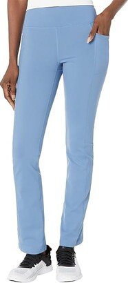 GO WALK High Waisted Joy Pants (Serenity Blue) Women's Clothing