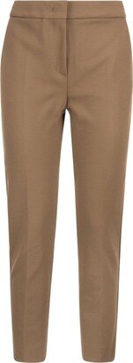 Slim Cut Straight Leg Trousers-AA