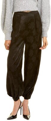 Kristine Silk-Blend Pant