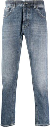 Mid-Rise Tapered Jeans-AB