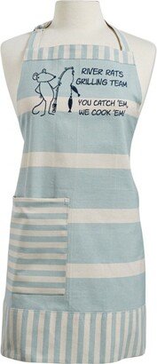 Park Designs River Runner Stripe River Rats Apron