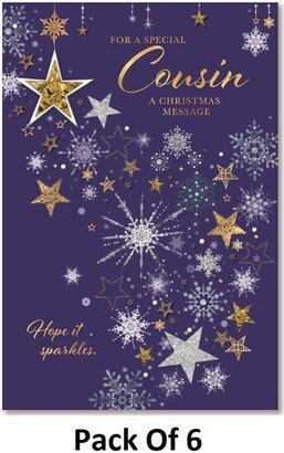 Simon Elvin Cousin Contemporary Christmas Card (Pack of 6)