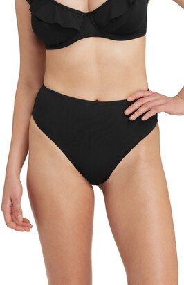 Retro High Waist Bikini Bottoms-AB