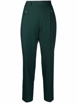 High-Rise Tailored Trousers-AE