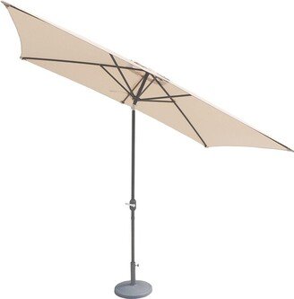 Royalcraft 2.4x3m Crank and Tilt Parasol - Metal Pole (38mm Pole, 8 Ribs)